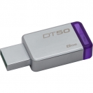 Pami USB 3.0 KINGSTONE DataTraveler DT50 metal, 8 GB / fiolet