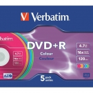 Dysk DVD+R/ - R VERBATIM 4,7 GB, DVD+R slim