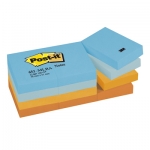 Samoprzylepne bloczki Post-it&reg;, paleta energetyczna, 12 sztuk po 100 kart. 38x51 mm 653TFEN 