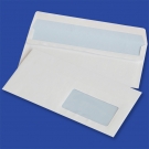 Koperty samoklejce Format DL - 110 x 220 mm, biae, DL SK okno prawe / 1000 szt.