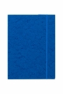 Teczka preszpanowa A4 z gumk prost DATURA, niebieski