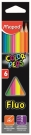 Kredki trjktne fluorescencyjne Colorpeps fluo 6 kolorw