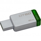 Pamięć USB 3.0 KINGSTONE DataTraveler DT50 metal, 16 GB / zielony