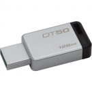 Pamięć USB 3.0 KINGSTONE DataTraveler DT50 metal, 128 GB / czarny