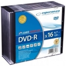 Pyty DVD-R ESPERANZA 47GB x16 - SLIM CASE 10 SZT