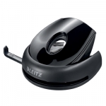 Dziurkacz du�y Leitz Allura, srebrny-niebieski