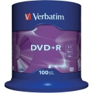 Dysk DVD+R/ - R VERBATIM 4,7 GB, DVD+R / cake 100 szt.