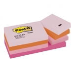 Samoprzylepne bloczki Post-it&reg;, paleta radosna, 12 sztuk po 100 kart. 38x51 653FLJO