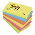 Samoprzylepne bloczki Post-it&reg;, paleta spokojna, 6 sztuk po 100 kart. 127x76mm 655MLBA