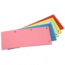 Przek�adki kartonowe 1/3 A4 Dotts, 100 szt., mix kolor�w