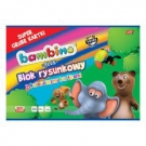 Blok rysunkowy z kolorowymi kartkami BAMBINO PLUS (srebrna i złota kartka), A3 / 16