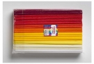 Bibua marszczona 25x200cm, MIX 8 kolorw, 10 rolek, Happy Color, mix kolory ciepe